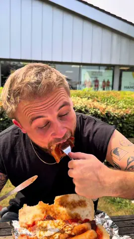 A post by @joshandjase on TikTok caption: Let us show you a British food truck! 😎 