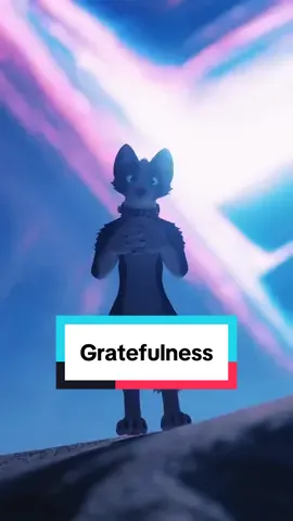 A post by @littlealphapup on TikTok caption: Practicing Gratitude can change your life ❤️‍🩹 #furry #furryfandom #littlealphapup #MentalHealth #cptsd 