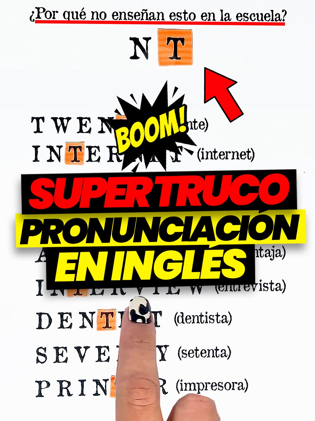 A post by @espeak.english on TikTok caption: 🚀 TE ENSEÑO ESTE MEGAHACK para PRONUNCIAR MILES DE PALABRAS en INGLÉS BIEN en 1 MINUTO 🧠 CÓMO APRENDER con PRONUNCIACIÓN ESCRITA en INGLÉS fácil ¿Lo sabías? ⭐ APRENDER INGLÉS ASÍ ES MUY FÁCIL 👉 CURSO DE INGLÉS GRATIS EN EL LINK EN LA BIO✅ #inglesparalatino #inglespara #aprenderingles #practicaeningles #aprenderinglesconmigo #aprenderinglesgratis #englishlesson #inglesfacil #palabraseninglesyespañol #aprenderinglesentiktok #learnenglish #mexico #latam #colombia #argentina