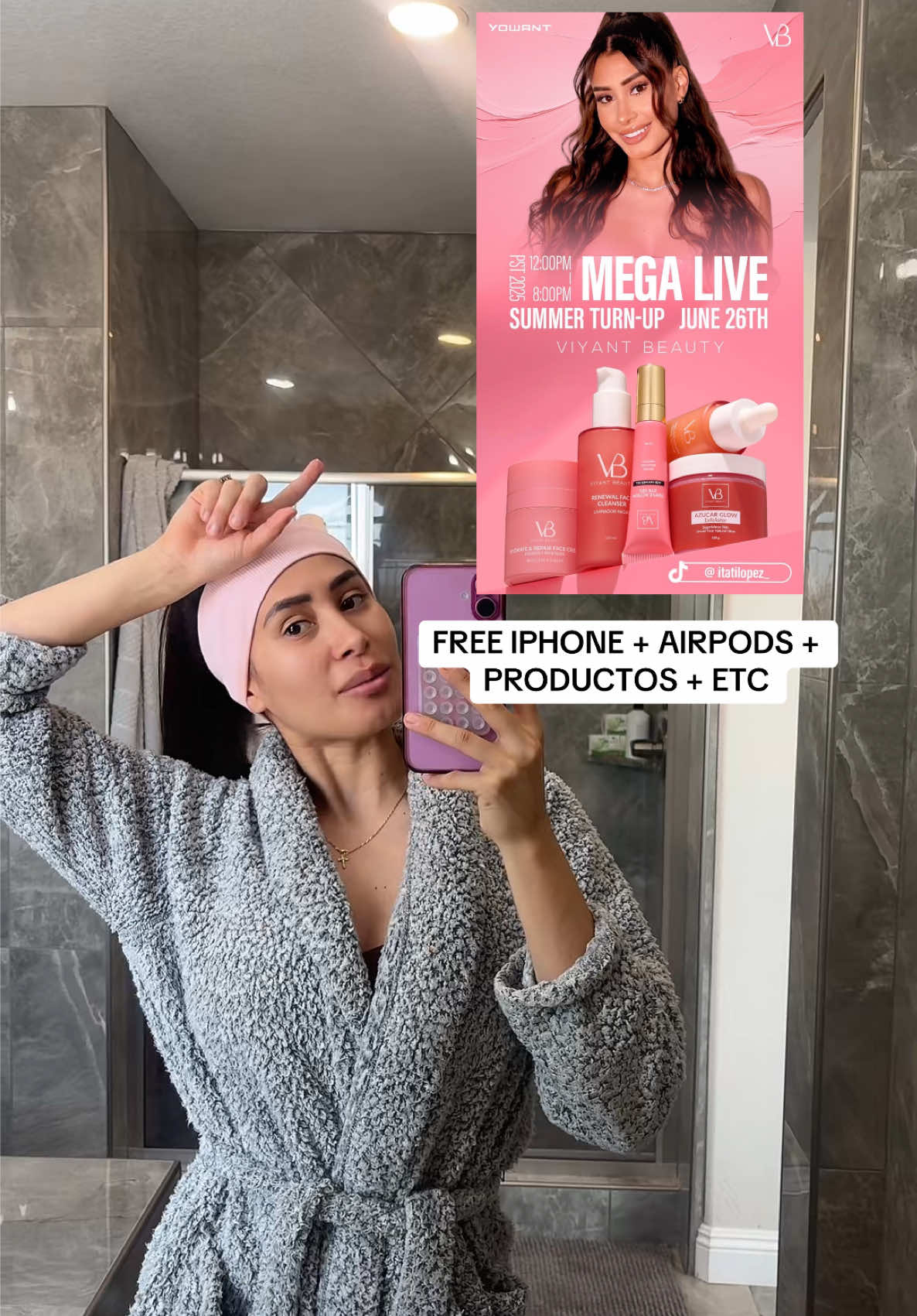 A post by @itatilopez_ on TikTok caption: Quien nos acompaña 🩷