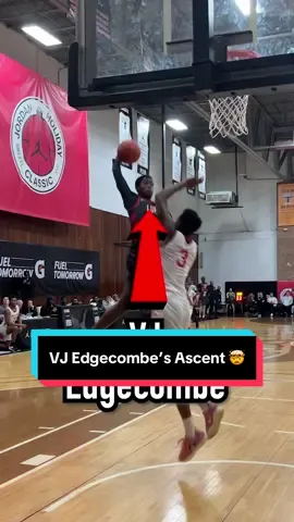 A post by @nba on TikTok caption: The moment @StrictlyBBall knew VJ Edgecombe was special! 🤯 @NBA Future Starts Now #NBA #NBADraft #NBAFutureStartsNow #basketball 