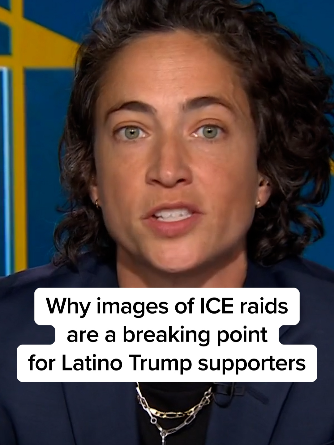 A post by @jenpsaki on TikTok caption: @pa0ram0s describes what makes this moment different from her years covering immigration.  @msnbc  #immigration #ICE #latino #trump