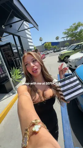 A post by @xoxodoseofjos on TikTok caption: Sephora day!! Honestly come shopping with me every day at this point 😆🩷😚 #makeupshopping #sephora #sephorahaul #shopwithme 