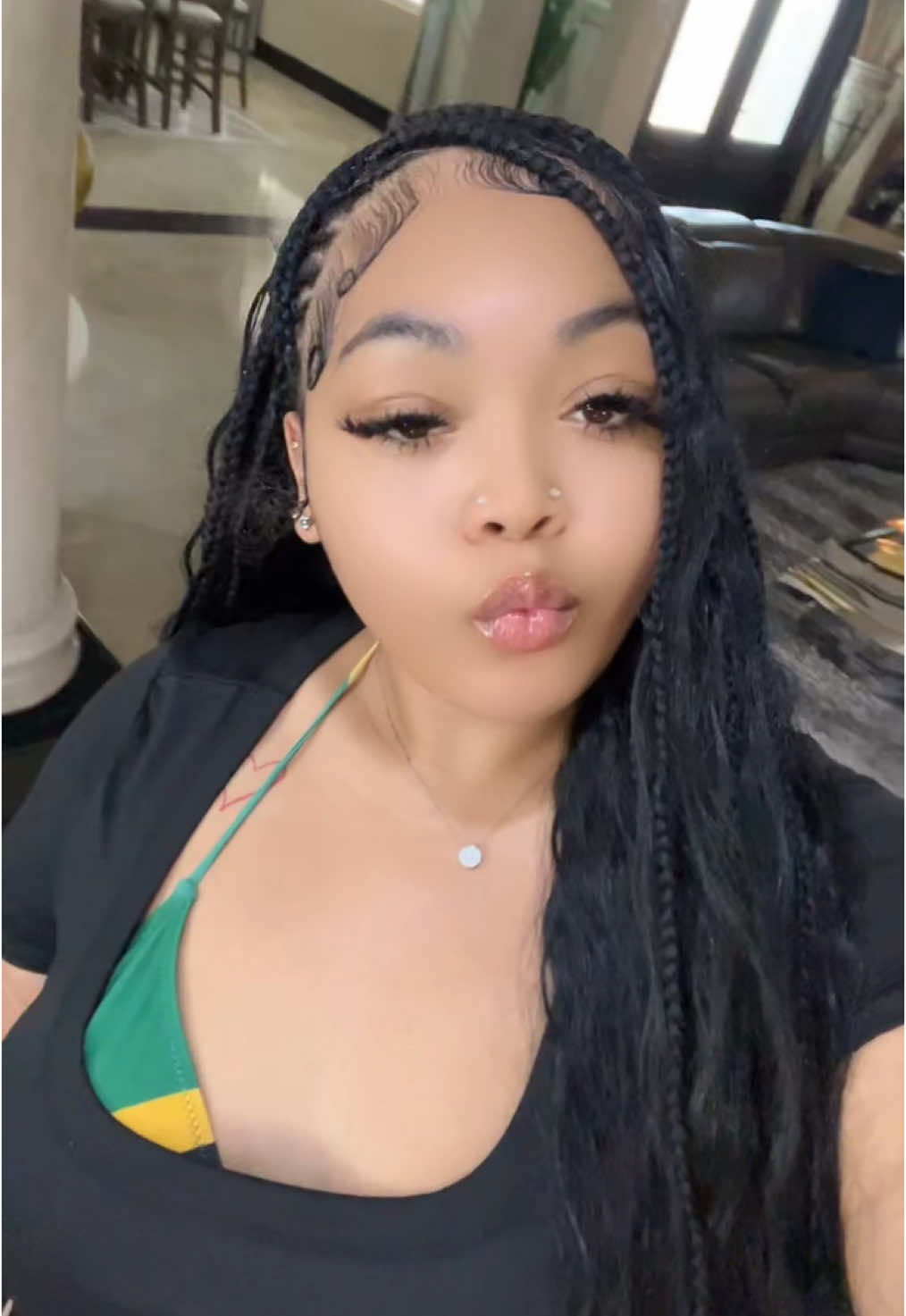 A post by @dadollsamira2 on TikTok caption: real BAD GYALL🙈🙈 • #jamicantiktok #foryoupage #fypシ゚viral #jamaica #viraltiktok #jamaica #bathingsuit #travellife #dadollsamira2 