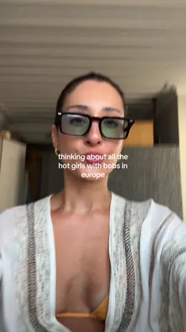 A post by @mayakapouranis on TikTok caption: eyebrows & bobs ✔️ #europeansummer #greecetiktok 