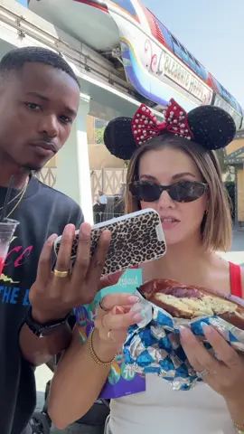 A post by @joshandsav on TikTok caption: WE’RE AT DISNEY, DUH @Disney Parks 