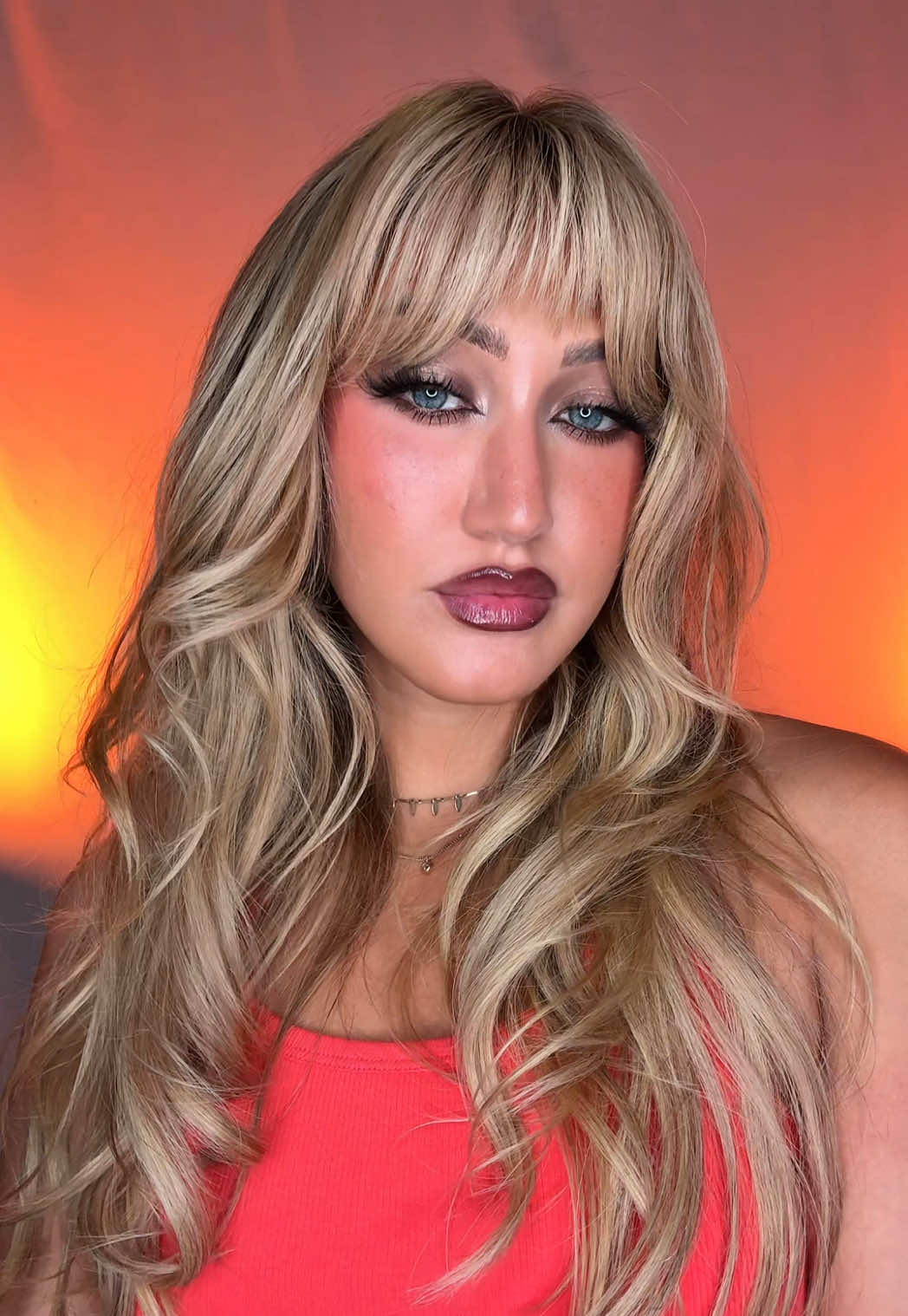 A post by @katiefarhood on TikTok caption: alter ego unlocked 👱🏼‍♀️ #MakeUpArtist #makeuptransition #transitiontutorial #hairtransformation #haircut 