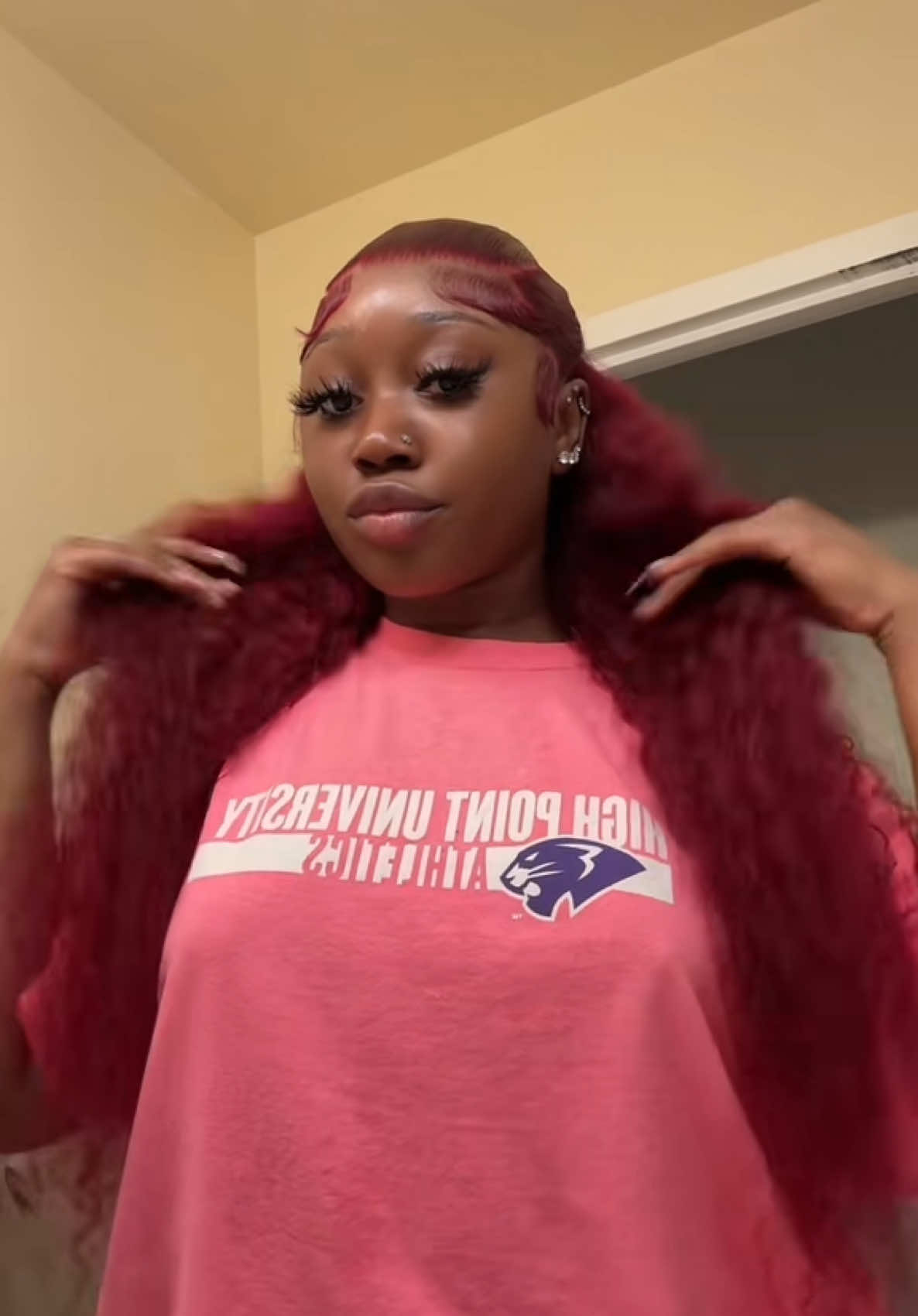 A post by @_teemalii on TikTok caption: (Discount Code: TEEMAL10) Amazon Lysilf 99j 250% Density 13x6 Deep wave wigs,bio link @Lysilf #deepwave#13x6lace#hairinfluencer#prebleachedwig#beginnerfriendlywig#lysilfamazon