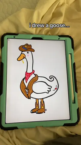 A post by @trippydraws on TikTok caption: should i make more & put them on a blanket!?!😂🪿🎨 #tiktok #foryou #funny #goose 