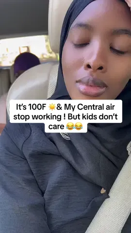 A post by @massangeshome on TikTok caption: It’s 100F  &  My central Air is out 😩☀️