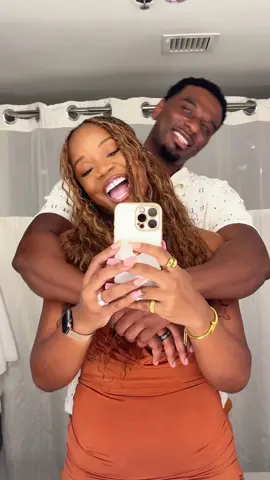A post by @mrs.iheanacho on TikTok caption: We got it on the first try 🤪🥰 #fyp #baecation 