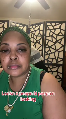 A post by @dabigmama1 on TikTok caption: Monitoring spirits….. Hey y’all heeyyyyy😉🤣🤣.. #HOODOO #hoodootok #rootwork #spiritualpractice #divination #hoodoowitchtok 