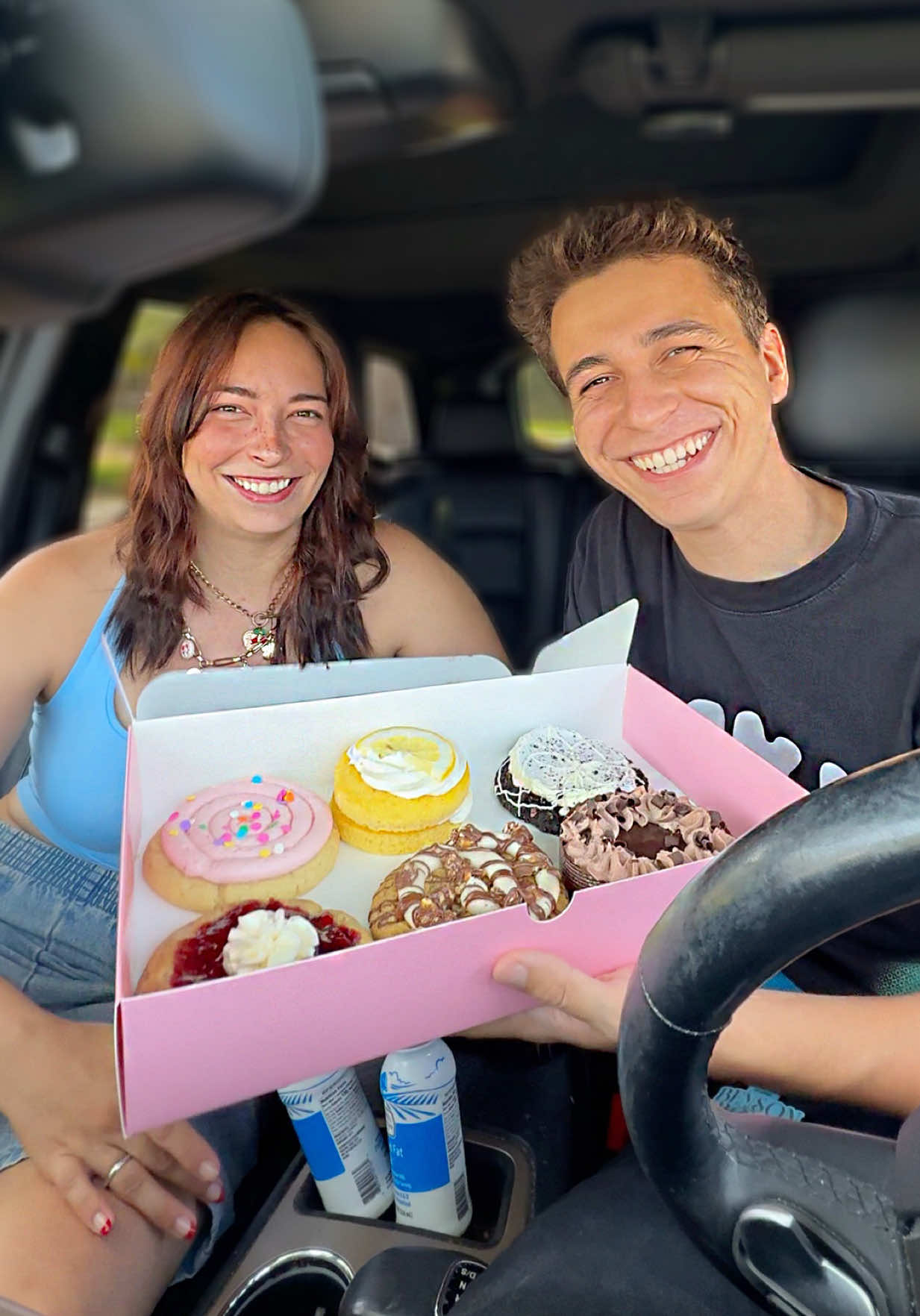 A post by @gabe on TikTok caption: Trying Crumbl’s NEW Moonbeam Ice Cream Cookie 🍪🚀 *LIMITED EDITION* just for this week to celebrate @Benson’s hit song ‘Mystical Magical’ 🎶 @Crumbl #crumbl #mysticalmagical #bensonboone #limitededition #rare #food #Foodie #cookie #sweet 