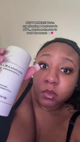 A post by @aleahtrinity on TikTok caption: It was 103 degrees in New York today 😭 #heatwave #summer #heat 
