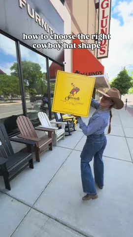 A post by @steadyrein on TikTok caption: the people who tell me my is hat on backwards = 🚩🚩🚩 (just bc it’s not a preshaped stetson doesn’t make it “wrong”)