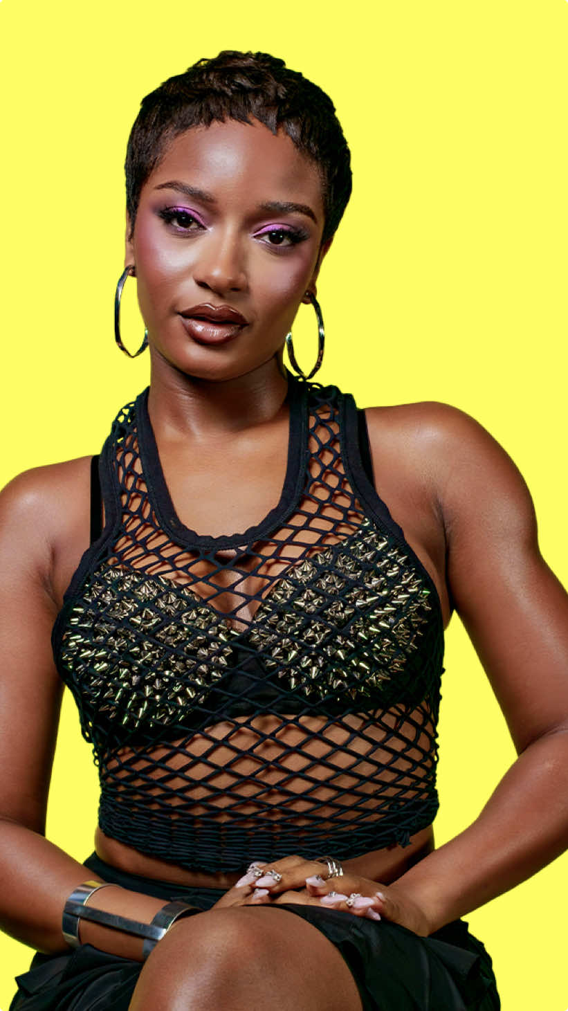 A post by @genius on TikTok caption: @Starrgirl⭐️ is the queen of the dance floor 💃the #afrobeats star is back at #genius, this time breaking down her latest hit single "gimme dat" featuring #wizkid 🎶🔥 #genius #verified #ayrastarr #gimmedat #lyrics #viralmusic #music #musictok