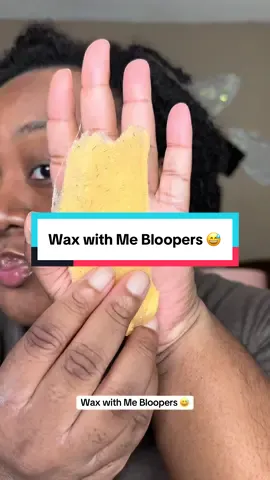 A post by @kbmakeupme24 on TikTok caption: Wax with Me Bloopers 😅 @Tress Wellness  #fyp #foryoupage #viral #wax #waxing #waxingathome #waxingtiktok #pcos #influencer #blooper #bloopers 