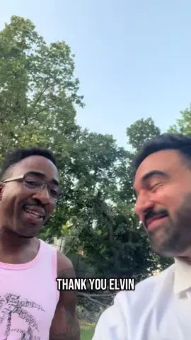 A post by @zohran_k_mamdani on TikTok caption: Be like Elvin!!!