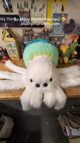 A post by @plushymonsters on TikTok caption: THERE ARE SO MANY AND THEY ARE SO CUTE ERMIGERD! 🥰🥰🥰 All of these unique and precious chonks will be available this Thursday, June 26th, 2025 at 5:00 p.m. MDT at plushymonsters.com! 😁 Prices are in the video! I am going home now! YAAAAAY! 😁 #plushymonsters #hatchingday #spiderpile 