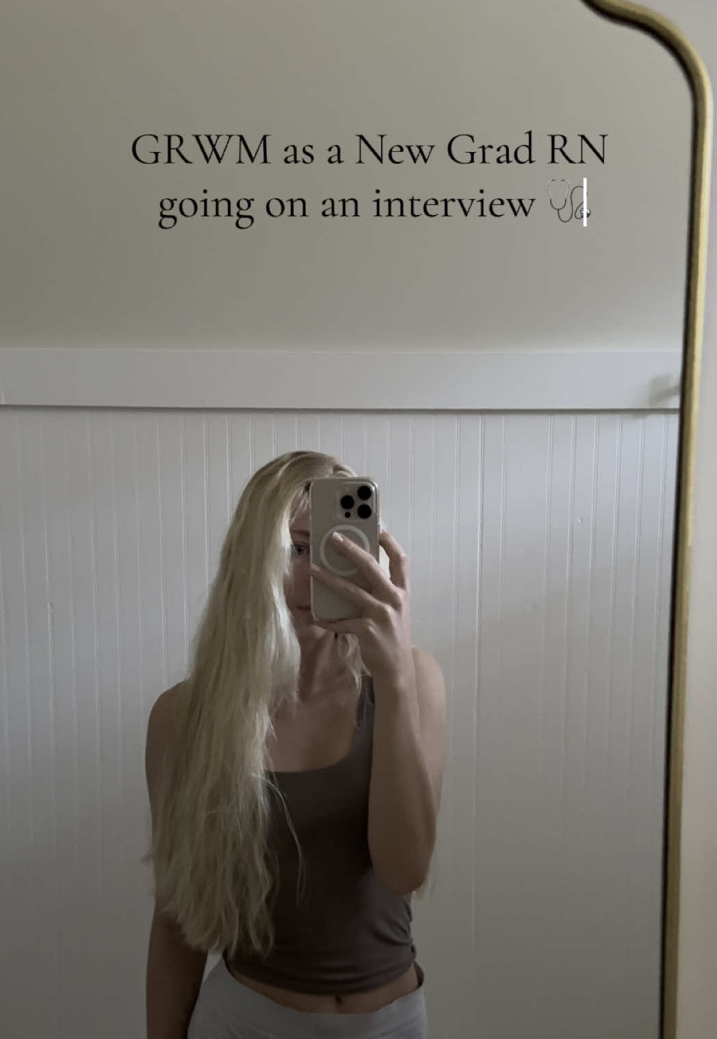 A post by @hmddancer722 on TikTok caption: Today was a good day! 😙  #registerednurse #foryou #wellness #fitness #grwm #morningroutine #newgradnurse 