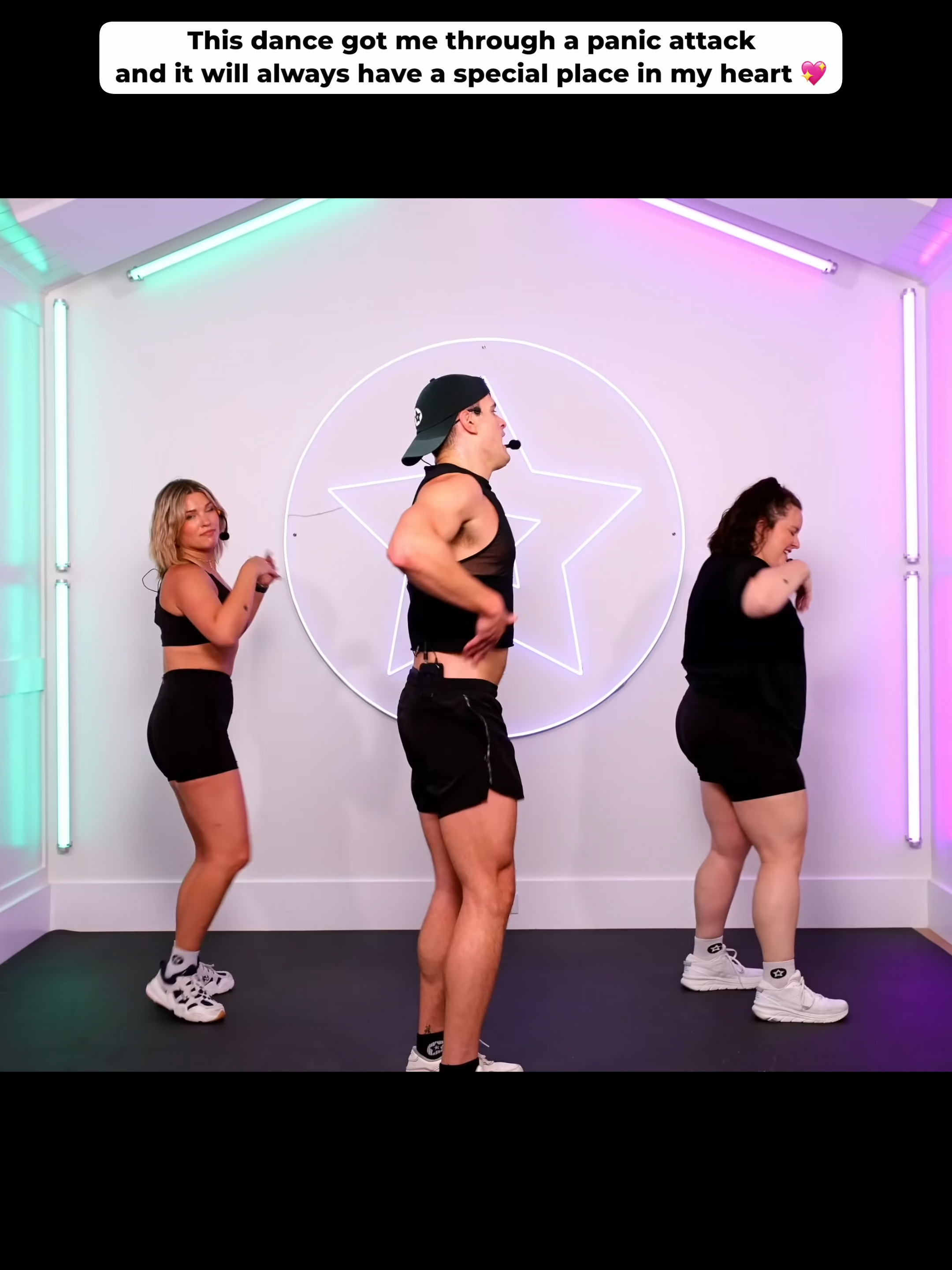 A post by @thefitnessmarshall on TikTok caption: we can choose to drown in the rain, or dance in it @adflorea @haleyjordan12