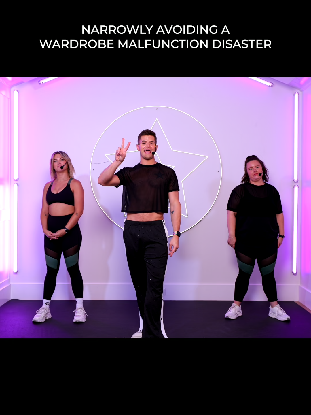 A post by @thefitnessmarshall on TikTok caption: we are GETTING IN that Love Shack @adflorea @haleyjordan12