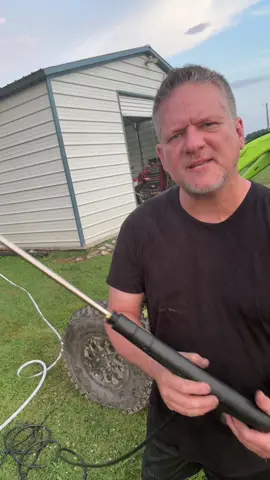 A post by @gearman_93 on TikTok caption: #electricpressurewasher #pressurewasher #gearman_93 #mechanic #dieselmechanic #trucker #truck #contractor #sxs #offroad #rvlife 