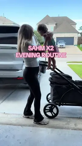 A post by @_jc242 on TikTok caption: SAHM X2 EVENING ROUTINE! Why is there always so much going on in a evening routine?!😂😭🏃‍♀️💕🤭 #sahm #sahmlife #pregnant #pregnantlife #eveningroutine #evening #eveningvlog #momof2 #toddlermom #toddlersoftiktok #thirdpregnancy #youngmom #fyp 
