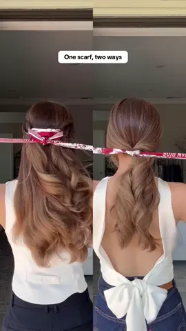 A post by @style on TikTok caption: Which way is your fave?✨ @Nichole Ciotti #hairstyle 