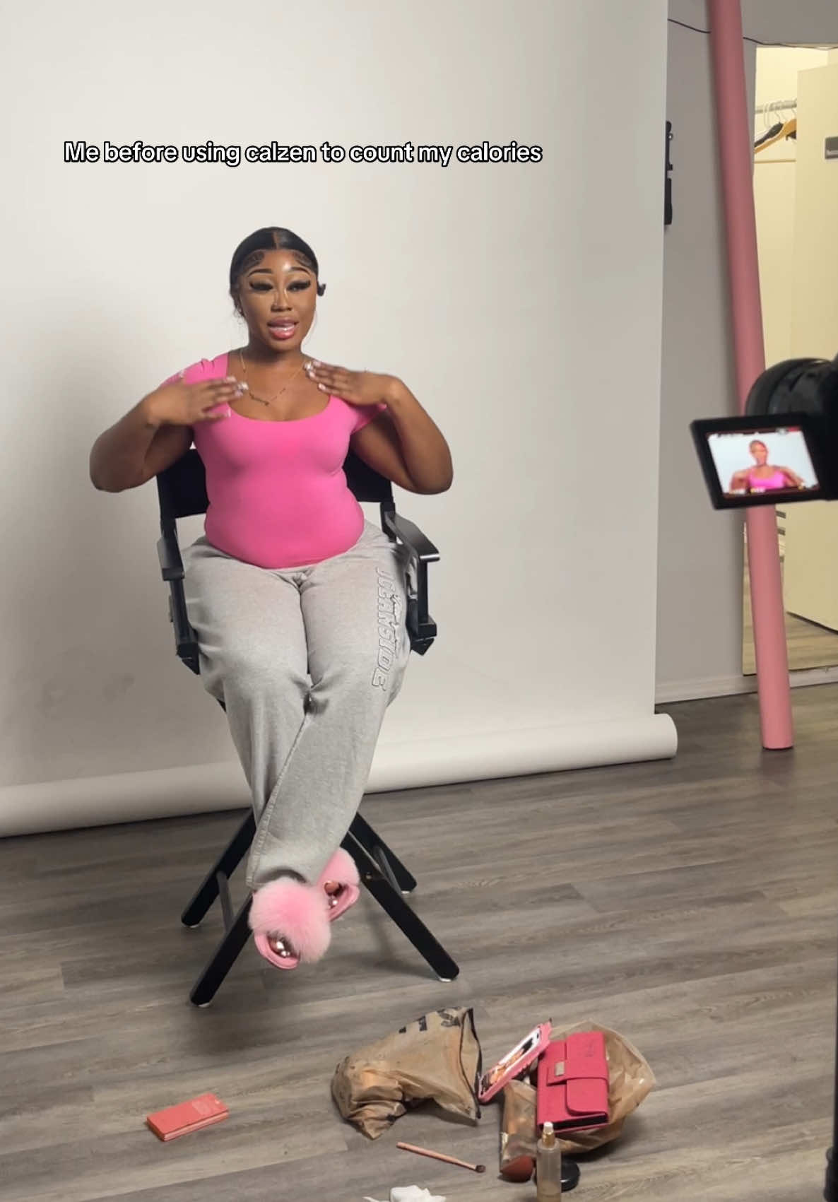 A post by @_teemalii on TikTok caption: My key to weight loss 🤫 @CalZen Calorie Tracking #fypシ 