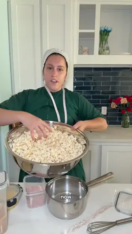 A post by @literallyjust_a_girl on TikTok caption: This favorite evening snack recipe and over 180 more recipes are in my Amish cookbook available on my website ➡️