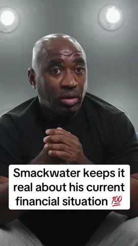 A post by @tiktokyoungboss on TikTok caption: Smackwater admits that he’s struggling financially right now 💸 but says he’ll never trade his integrity for cash 💯 #smackwater 