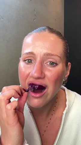A post by @hismile on TikTok caption: DID you see that? HOLY 😱 #purplestrip #ad