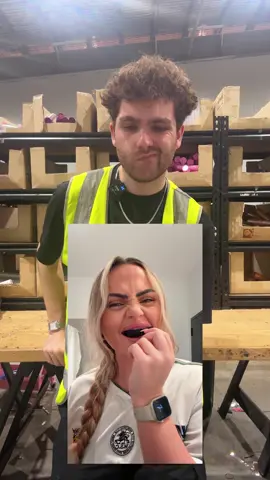 A post by @hismile on TikTok caption: Watch out for FAKES #purplestrip #fake #ad