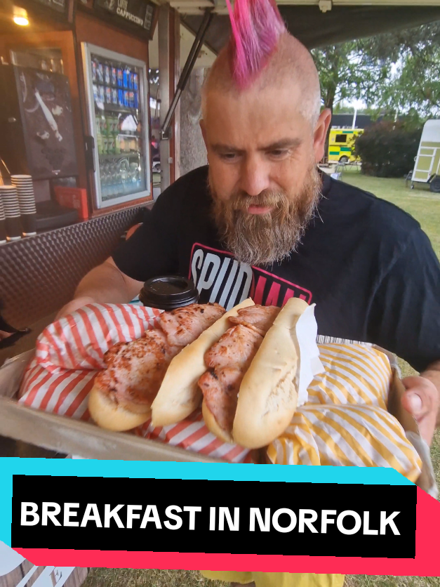 A post by @spudarmy on TikTok caption: Breakfast for the Crew in Norfolk! #spudman #Norfolk #Breakfast #spudarmy 
