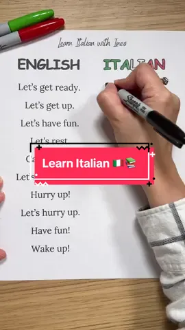 A post by @ines.tutoring on TikTok caption: Learn Italian 🇮🇹📚