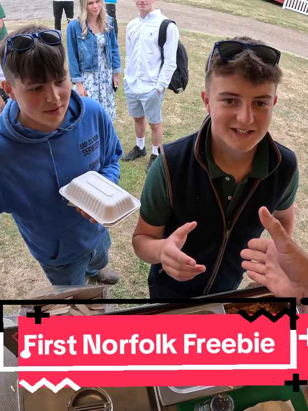 A post by @spudarmy on TikTok caption: Norfolk Show FREEBIE!! #spudman #Norfolk #Freebie #event 