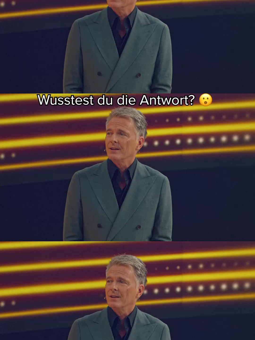 A post by @1prozentquiz on TikTok caption: Wer hat es erkannt? 👀 👉 Das 1% Quiz - Wie clever ist Deutschland?" – jederzeit kostenlos streamen auf Joyn. #das1prozentquiz #whattowatch