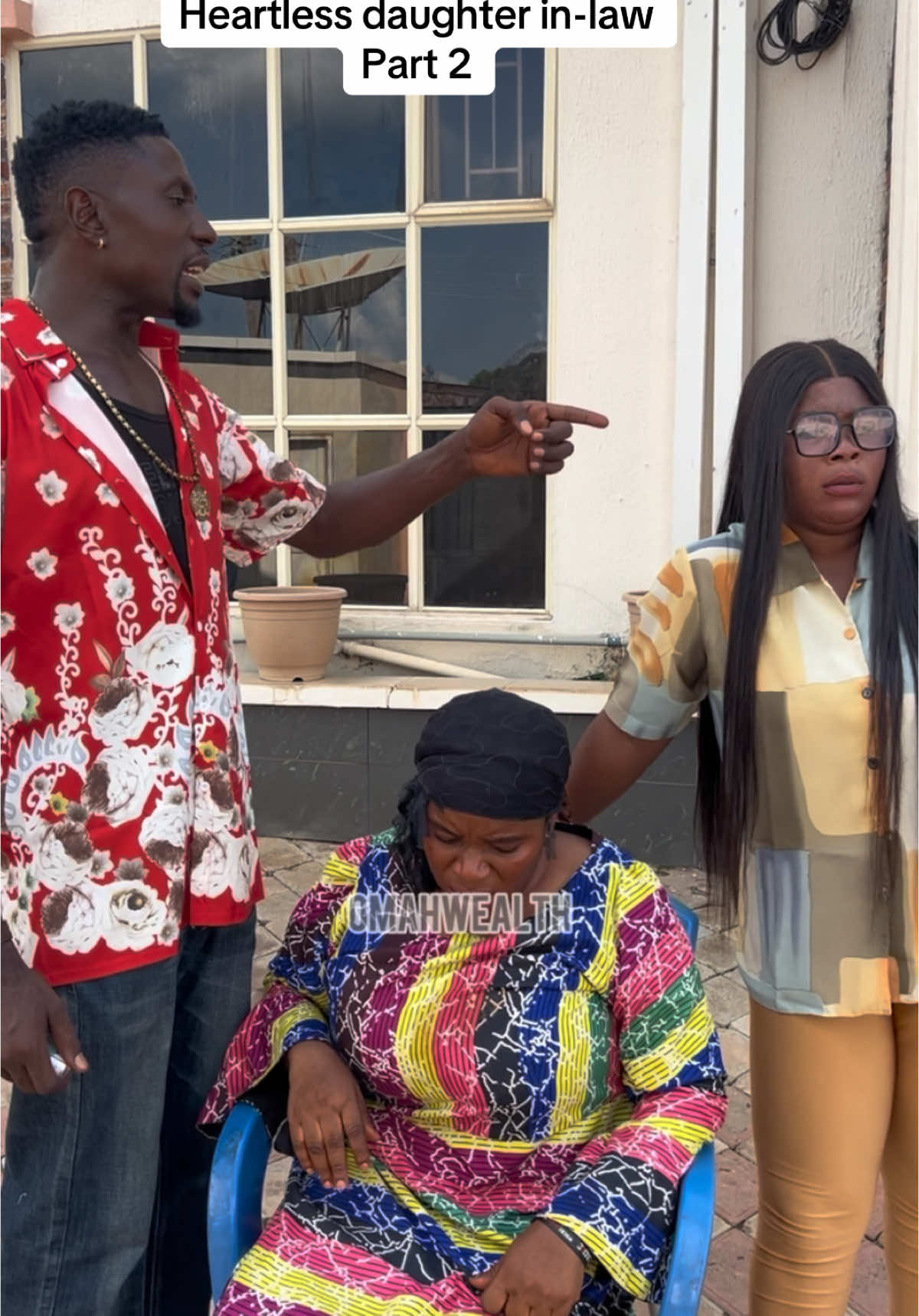 A post by @omahwealth.tv on TikTok caption: Heartless daughter in-law #omahwealth 