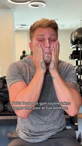 A post by @carlcunard on TikTok caption: The real gains? Smooth skin and smelling like confidence