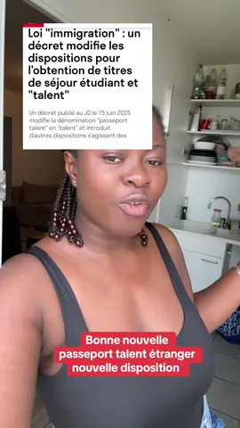 A post by @josystars on TikTok caption: Passeport talent étranger 
