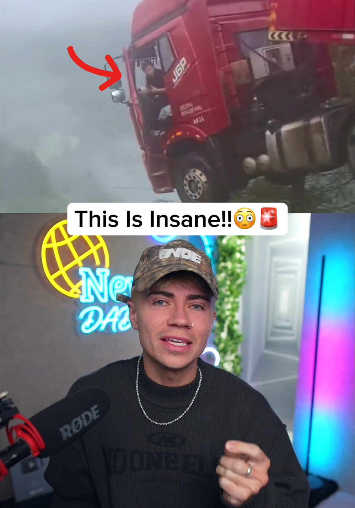 A post by @dylan.page on TikTok caption: Bro was wayyy to calm 😭🙏