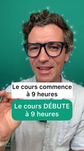 A post by @frenchschooltv on TikTok caption: Être capable d’utiliser des synonymes, pour ne pas se répéter, est très important en français, et fait référence au niveau B2 Voici trois synonymes du verbe commencer : débuter initier, se lancer. Est-ce que vous en connaissez d’autres ?  Pour accéder au cours de vocabulaire gratuit depuis TikTok, il faut cliquer sur le lien YouTube dans notre profil  ✅