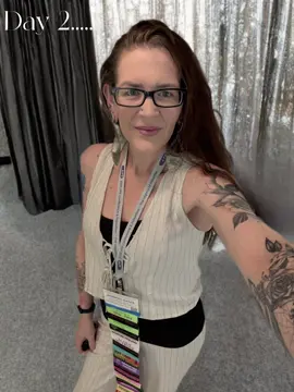 A post by @piercingsbyjenn on TikTok caption: Day Two: Completed. I did three classes and walked the showroom floor a bit.  😱I have a meeting with Buddha tomorrow…… go to their site and let me know what’s you want. They have a full selection with them…. Let me know yellow-white-rose gold available….@Buddha Jewelry  Got to see & meet some amazing people from #bvla #leroifinejewellery @Invictus_BodyJewelry @CascadeBodyJewelry @PeoplesJewelry @Steri-Wash PAC @Junipurrjewelry @Modern Mood Body Jewelry #anatometal & many more…. #app2025 #appconference #safepiercing #continuededucation #piercing #piercings #piercingsbyjenn #piercingsoftiktok #piercingartist #planethollywood #piercingstudio #professionalpiercer #piercer #pierced #piercers #piercingjewelry #anatometal #junipurrjewelry #piercerlife  