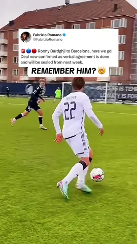 A post by @ftbl on TikTok caption: The 19 year-old who scored this goal is on his way to Barcelona 😮‍💨🇪🇸 @Roony Bardghji ✝︎ #soccer #football #footballtiktok #barcelona