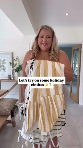 A post by @lauraadlington on TikTok caption: Holiday try-on with @Next 🤩 (ad) Let me know your favs 👇