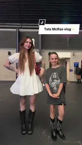 A post by @meggsfordays on TikTok caption: Join me for a wholesome evening with my preteen daughter, Ava who’s about to experience her first ever concert in live time😭 we were in a sold out arena with thousands of eyes and screens pointed at Tate McRae but I couldn’t take mine off of her. This is most definitely one of those parenting “just wait” moments. I was in awe of her singing along and enjoying her time with me by her side❤️ #preteen #motherhood #motheranddaughter #tatemcrae #concert #motherhoodunited #vlog #dayinthelife #wholesome 