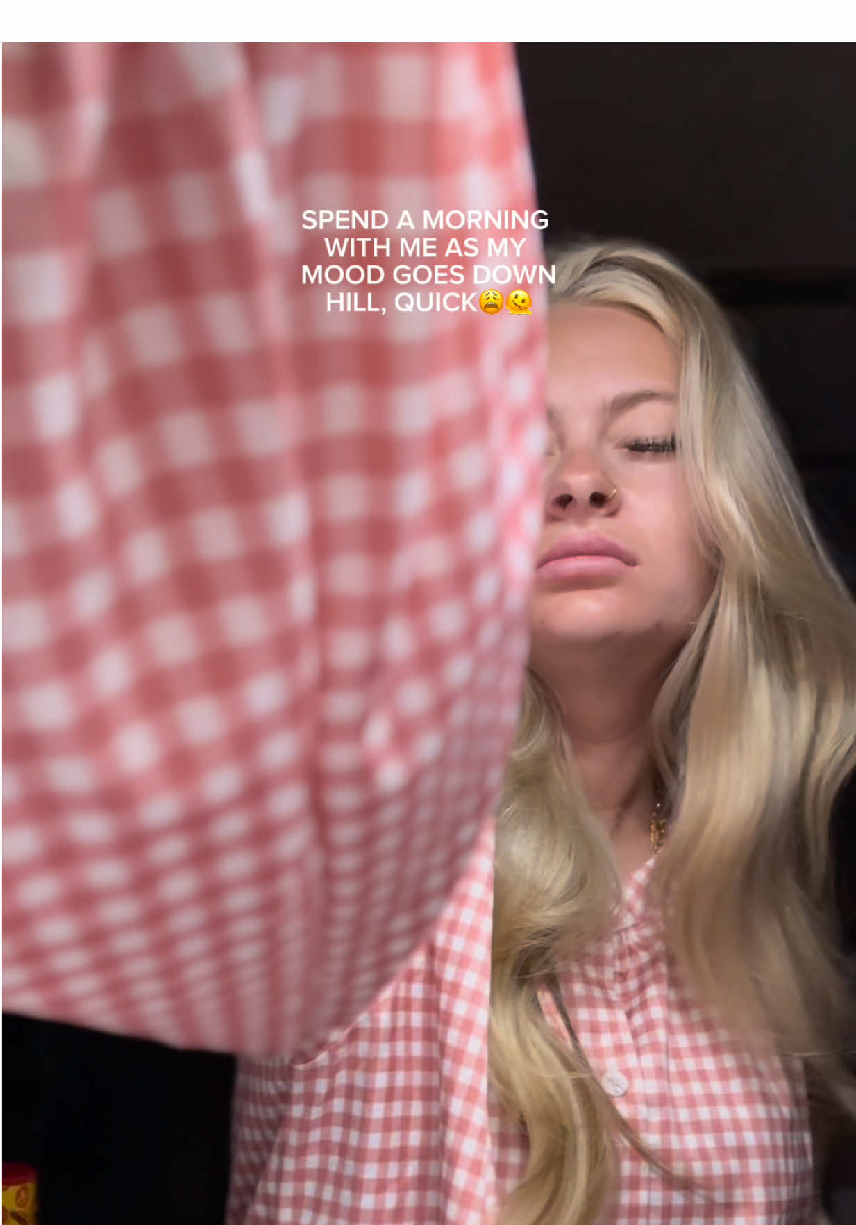A post by @kylieapitts on TikTok caption: It’s okay to not be okay🥺💕 #ditl #momtent #morningroutine #saddays 