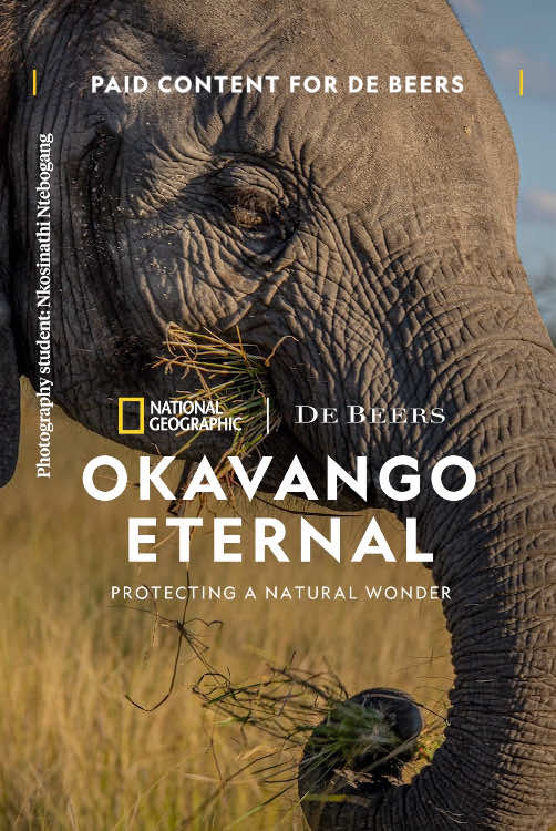 A post by @natgeo on TikTok caption: Paid content for @De Beers | Botswana’s Okavango Delta is one of the most photographed natural spaces in the world, but these stories are rarely told by those local to the area. Supported by De Beers and National Geographic through the Okavango Eternal partnership, a Motswana photographer is working to train and empower the next generation of storytellers—reaching 70 students and counting.