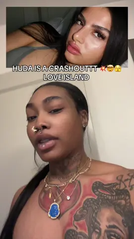 A post by @thekharmalou on TikTok caption: It’s like looking in the mirror… 😮‍💨🤭 #loveislandusa #LoveIsland #bpd #netflix #storytime #fyp #viral #streaming #Huda #MentalHealth  * ENTERTAINMENT PURPOSES ONLY  *THIS IS ORIGINAL CONTENT